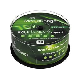 DVD+R 16x MC 4,7GB MediaR. 50 pieces