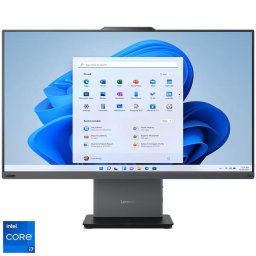Sistem All in One Lenovo ThinkCentre neo 50a 27 Gen 5 cu procesor Intel® Core™ i7-13620H pana la 4.9 GHz, 27", Full HD, IPS, 16GB DDR5, 512GB SSD M.2 2280 PCIe® 4.0x4 NVMe®, Intel® UHD Graphics, Windows 11 Pro, Luna Grey, 3Y Onsite upgrade