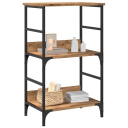 Biblioteca, stejar artizanal, 50x33x82 cm, lemn prelucrat GartenMobel Dekor
