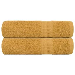 Prosoape de mana 2 buc Aur 50x100 cm 360 g/m² 100% bumbac GartenMobel Dekor