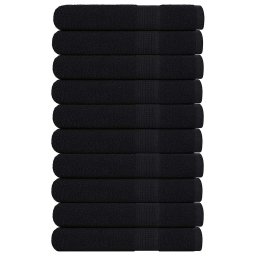 Prosoape pentru sauna 10 buc Negru 360 g/m² 100% bumbac GartenMobel Dekor