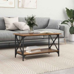 Masa de cafea Lemn vechi 80 x 45 x 45.5 cm Lemn compozit GartenMobel Dekor