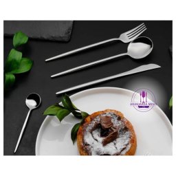 LOTUS Set tacamuri inox 18/10 - 6 persoane (24 piese)