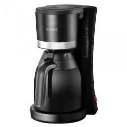 Filtru de cafea cu cana termos Samus Elite, 800W, negru/inox