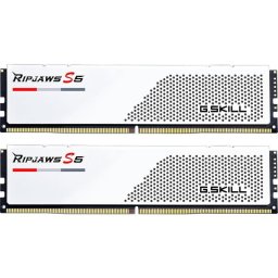 Memorie G.Skill Ripjaws S5, 64GB, DDR5, 5600MHz, Dual Channel CL36, Alb