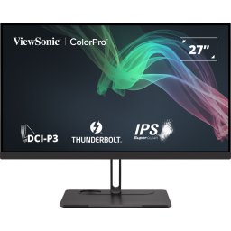 Monitor IPS LED ViewSonic 27" VP2776T-4K, UHD (3840 x 2160), HDMI, DisplayPort, Boxe, Pivot, 5 ms, Negru