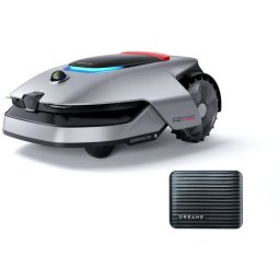 Dreame Roboticmower A2 robot pentru tunderea gazonului, sistem OmniSense 2.0 3D Ultra Sensing cu camera AI, sistem de taiere EdgeMaster, MXXA8210, motor silenios integrat n butuc pentru pante de 26,5, configurare automa, Gri-Negru-Rosu