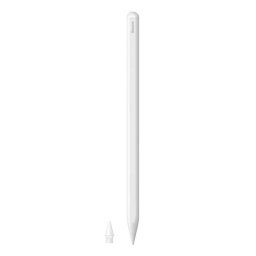 Stylus Pencil Baseus Smooth Writing 2, Scriere fluida, respinge palma si suporta inclinarea, Alb