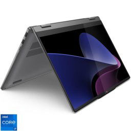 Laptop Lenovo IdeaPad 5 2-in-1 14IRH9, Display 14'' WUXGA 1920 x 1200 OLED, Touch, Procesor Intel® Core™ i7-13620H, Memorie RAM 16GB LPDDR5x, Capacitate de stocare 1TB SSD, Placa video integrata Intel UHD, No OS, Gri