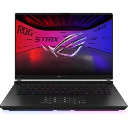Laptop Gaming Asus ROG Strix SCAR G635LW, Intel Core Ultra 9 275HX, 16 inch 2.5K, 32GB RAM, 2TB SSD, nVidia RTX 5080 16GB, Free DOS, Negru (INT Keyboard)