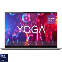 Laptop Lenovo Yoga Pro 9 16IAH10, Display 16'' 2.8K OLED 2880 x 1800, Procesor Intel® Core™ Ultra 7 255H, Memorie RAM 32GB LPDDR5X, Capacitate de stocare 1TB SSD, Placa video dedicata nVidia GeForce RTX 5050 8GB GDDR7, Windows 11 Home, Gri