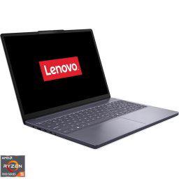 Laptop Lenovo IdeaPad Slim 3 15ARP10, Display 15.3'' WUXGA 1920 x 1200, IPS, Procesor AMD Ryzen™ 5 7535HS, Memorie RAM 16GB DDR5, Capacitate de stocare 512GB SSD, Placa video integrata AMD Radeon 660M, No OS, Gri