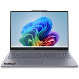 Laptop Lenovo IdeaPad 5 2-in-1 16AKP10, Display 16'' WUXGA 1920 x 1200, IPS, Touch, Procesor AMD Ryzen™ Al 7 350, Memorie RAM 16GB LPDDR5x, Capacitate de stocare 1TB SSD, Placa video integrata AMD Radeon 860M, Windows 11 Home, Gri