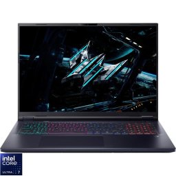 Laptop pentru gaming Acer Predator Helios Neo 18 AI PHN18-72, Display 18'' WQXGA 2560x1600, IPS, Procesor Intel® Core™ Ultra 7 255HX, Memorie RAM 32GB DDR5, Capacitate de stocare 1TB SSD, Placa video dedicata nVidia GeForce RTX 5070 8GB GDDR7, Negru (I