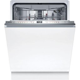 Masina de spalat vase incorporabila Bosch seria 6 SMD6ECX12E, Clasa A, HomeConnect, ExtraDry, Sertar MaxFlex, 14 seturi, 60 cm, 6 programe, Alb