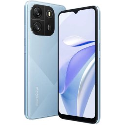 Telefon Mobil Blackview Wave 6C, Procesor Unisoc SC9863A Octa-Core, Ecran IPS LCD 6.5", 2GB RAM, 32GB Flash, Camera 8 MP, Wi-Fi, 4G, Dual SIM, Android 13, Albastru