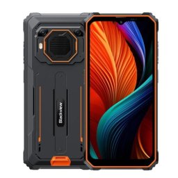 Telefon Mobil Blackview BV6200 Plus, Procesor Unisoc T606 Octa-Core, Ecran IPS 6.56", 8GB RAM, 256GB Flash, Camera Duala 16 + 2 MP, Wi-Fi, 4G, Dual SIM, Android, Negru/Portocaliu
