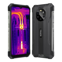 Telefon Mobil Blackview BL8800 Pro, Procesor MediaTek Dimensity 700, IPS 6.58", 8GB RAM, 128GB Flash, Camera Tripla 50 + 5 + 2 MP, Wi-Fi, 5G, Dual Sim, Android, Negru