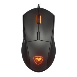 Mouse Gaming Cougar Minos EX, RGB, 6400 dpi, 6 butoane, cu fir, Negru