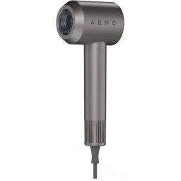 Uscator de par Aeno AHD0001, 3 trepte de temperatura, 3 viteze, 1500W, 70 dB, Ionizare, Gri