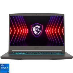 Laptop pentru gaming MSI Thin 15 B13VE-1470XRO, Display 15.6'' FHD 1920x1080, Procesor Intel® Core™ i7-13620H, Memorie RAM 16GB DDR4, Capacitate de stocare 512GB SSD, Placa video dedicata GeForce RTX 4050 6GB, Free DOS, Gri