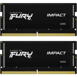 Memorie RAM Kingston FURY Impact, Capacitate 32GB, DDR5, Frecventa 5600MHz, Latenta CL40, 1.1 V, Dual Channel Kit KS DDR5 32GB 5600MHZ KF556S40IBK2-32