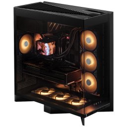 Carcasa Tryx Luca L70 Mid Tower , Tempered Glass, Sloturi Expansiune 7, Drive Bays: 2x 3,5" 9x2,5", Ventilatoare Suportate: 8 (spate: 1x120mm, sus: 2x120mm sau 2x140mm, lateral: 3x120mm sau 3x140mm, jos: 1x 120mm sau 1x140mm ), Format Placa De Baza S, Neg