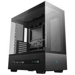 Carcasa Deepcool CH690 DIGITAL, Mid Tower, Tempered Glass, 10 ventilatoare suportate, NEGRU
