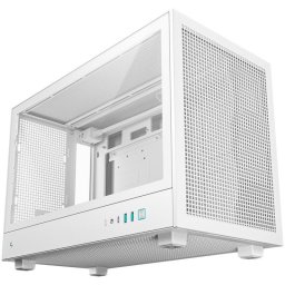 Carcasa Deepcool CH260, Mini Tower, Tempered Glass, 6 Ventilatoare Suportate, ALB