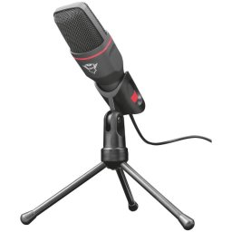Microfon cu tripod Trust GXT212 Mico, conectare USB&3.5mm, cablu 1.8m, compatibil PC, PS4/PS5/Xbox, Negru