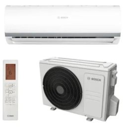Aparat de aer conditionat Bosch Climate 2000, 9000 BTU, Clasa A++/A+, Inverter, Catalizator rece, Ionizare, Follow Me, Wind avoid me, Alb
