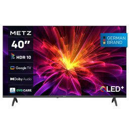 Televizor Metz QLED 40MQE7000 100cm 40inch Smart Google TV Full HD Clasa E Model 2025 Negru