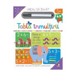 Vreau sa invat: Tabla inmultirii