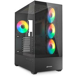 Carcasa Mid Tower Fara sursa AK6 RGB Negru