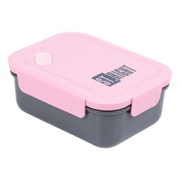 Cutie de Sandwich cu 4 Compartimente - Pink & Grey