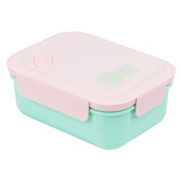 Cutie de Sandwich cu 4 Compartimente - Mint & Pink