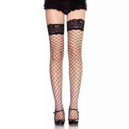 Arde Tot - Ciorapi Sexy Tip Plasa Negri, Marime Universala