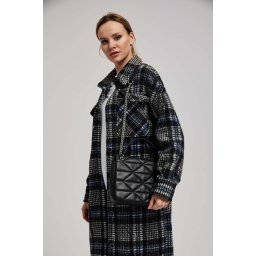 Marisse Quilted Bag With Adjustable Handle, Black