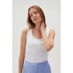 Marisse Women's T-Shirt L-Ts-4606 White