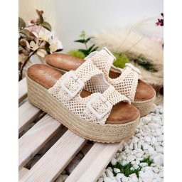 Resti Royalfashion Women's Olcana platform flip-flops
