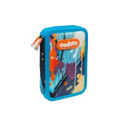 Penar echipat Carioca Spray, 2 fermoare, albastru