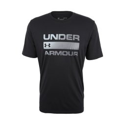 UNDER ARMOUR Tricou funcțional 'Team Issue' negru / argintiu