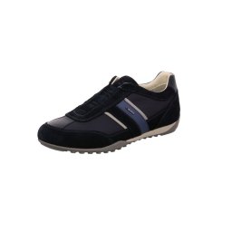 GEOX Sneaker low 'Wells' bleumarin / safir / argintiu / alb