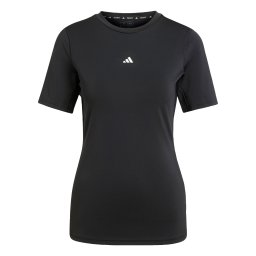 ADIDAS PERFORMANCE Tricou funcțional 'TECHFIT Training' negru / alb