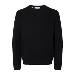 SELECTED Pulover 'SLHRoss' negru