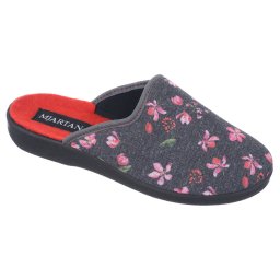 Saboti de casa, confort, dama, Mjartan 607-LC94 floricele roz
