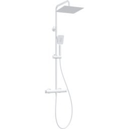 Therm Pălărie de duș, cu baterie de duș, cu termostat Finisaj: Negru NAC_A4HT