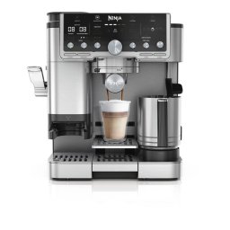 Espressor Espressor Manual ES701EU, 1450W, 19 Bar, 2L, Duza Abur, 3 Marimi Cesti, Inox/Negru