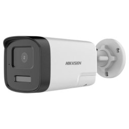 Camera Turbo HD Hikvision 2MP, Smart-Hybrid Light, IR 40m, Lumina Alba 40m, Microfon, Difuzor, lentila 2.8mm, IP67 - DS-2CE17D0T-LTS(2.8mm)
