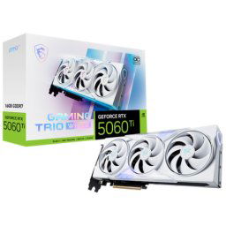 Placa video nVidia GeForce RTX 5060 Ti GAMING TRIO OC WHITE 16GB GDDR7 128 bit